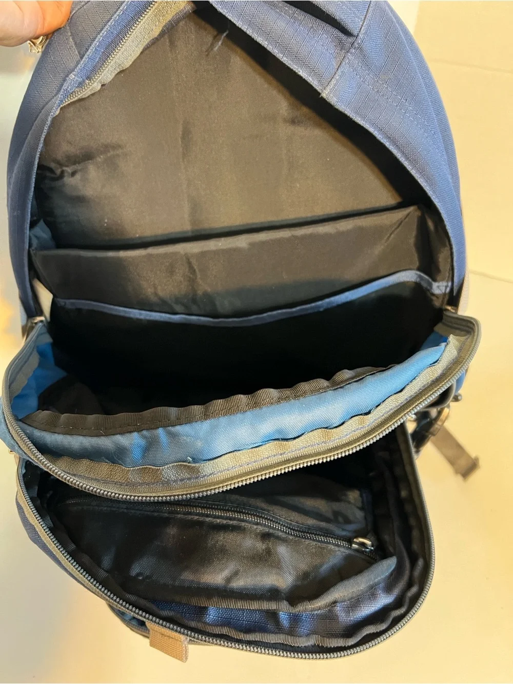 L.L. Bean Blue and Navy Men's Backpack